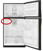 Refrigerator Model and Serial Number Location